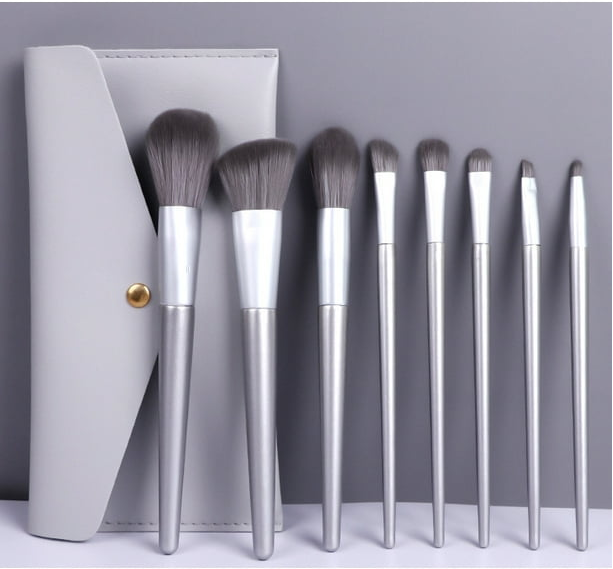 9 Makeup Brush with Purse