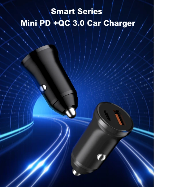 GREEN USB Car Charger