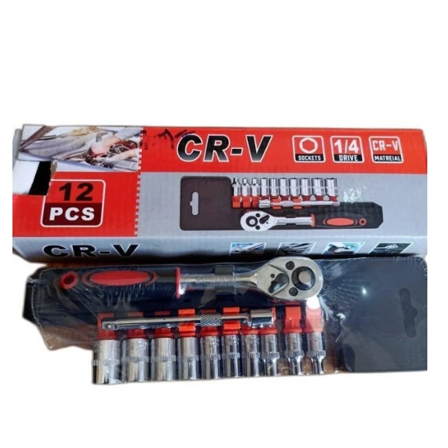 12Pcs Multipurpose Tool Kit CR-V