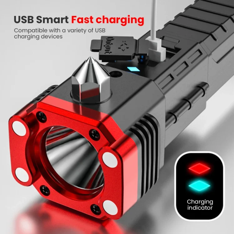 4 Mode Led Torch With Side Light