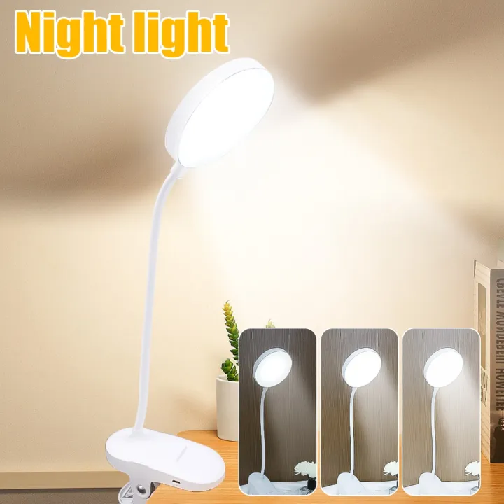 WD-6651 Rechargeable LED Clip-On Table Lamp